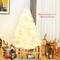Costway 6ft. Unlit Hinged Pine Artificial Christmas Tree